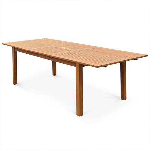 Table de jardin en bois 180-240cm - ALMERIA